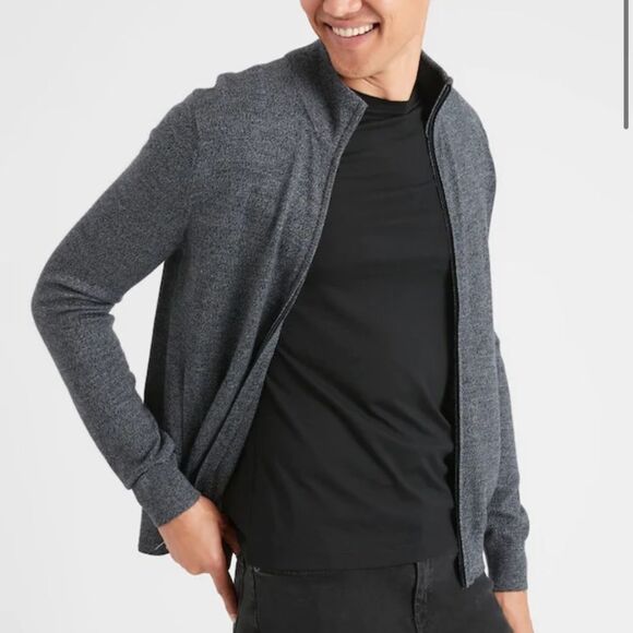 Banana Republic Merino Blend Mockneck Sweater Ntag - Picture 1 of 2